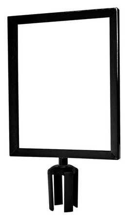 TENSABARRIER Sign Frame, 14 x 11 In, Black FRAME-HDSC-33-1114HD-V