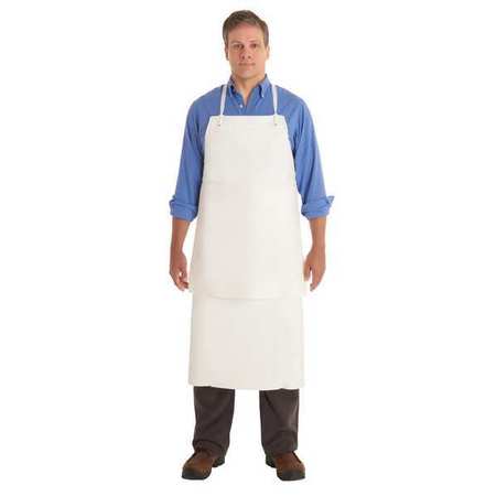 ANSELL Die Cut Apron, 44in. x 33 in., White, PK12 56-103