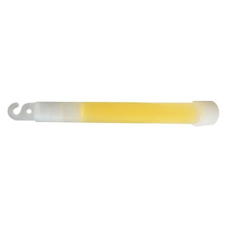 Zoro Select Lightstick, Yellow, 8 hr., 6 in., PK10 30RU42