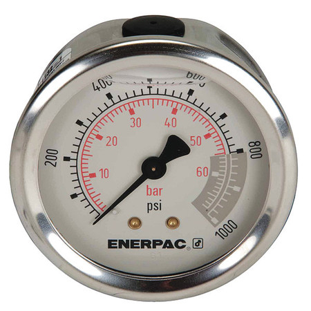 Enerpac 1533R, Hydraulic Pressure Gauge, 1.5 in. Face, Rear Mount, 3,000 maximum psi 1533R