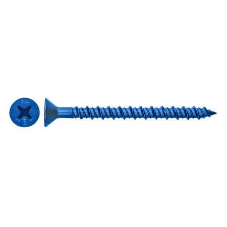 Dewalt Concrete/Masonry Screw, Carbon Steel 100 PK 2762SD-PWR