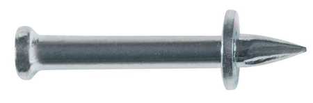 DEWALT Hammer Drive Pin Nail Drive Anchor, 9/64" Dia., 3/4" L, Steel Zinc Plated, 100 PK 50294-PWR