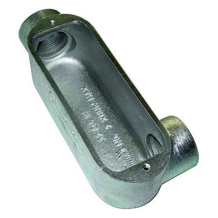 POWER FIRST Conduit Outlet Body, Iron, LL, 1-1/4 In. 30UH08