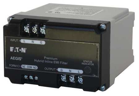 EATON Surge Protection Device, 1 Phase, 120V AC, 1 Poles, 2 Wires + Ground, 60kA AGPH12015