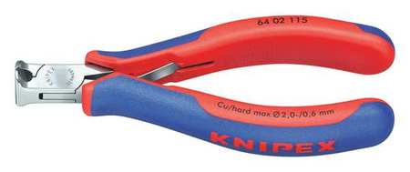 KNIPEX 4 1/2 in End Cutting Nipper Uninsulated 64 02 115