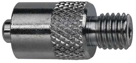Zoro Select Male Luer 1/4-28, 303 Stainless Steel Silver G519