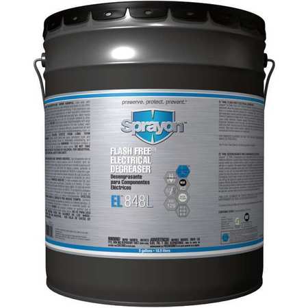 SPRAYON Electrical Degreaser, 5 Gal Pail, Liquid S84805000