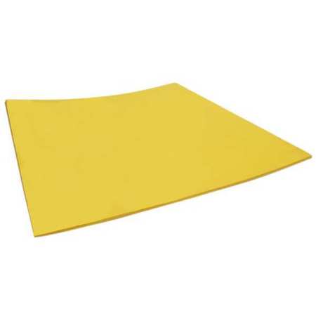 ZORO SELECT Foam Sheet, Crosslink, 48 in W, 48 in L, 1 in Thick, Yellow ZUSA-XPE-189