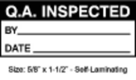 STRANCO Inspection Label, English, Quality, PK350, TCSL2-10734 TCSL2-10734
