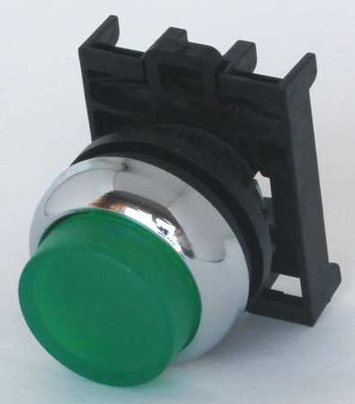 EATON Illum Push Button Operator, 22mm, Green M22M-DLH-G