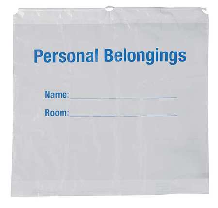 HCS Personal Belonging Bag, Clear HCS7002-1.5