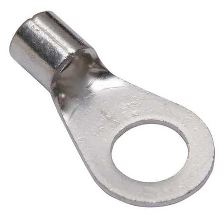 BURNDY One Hole Lug Compress Conct, 4 AWG, PK5 YAD4CM12E12