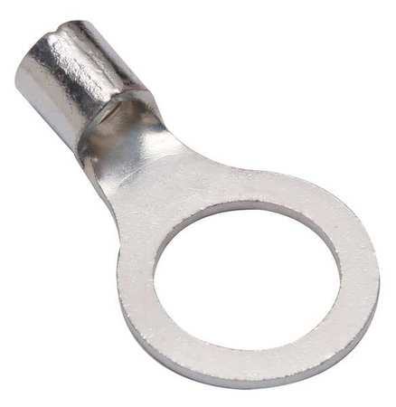 BURNDY One Hole Lug Compress Conct, 4 AWG, PK5 YAD4CM20E34