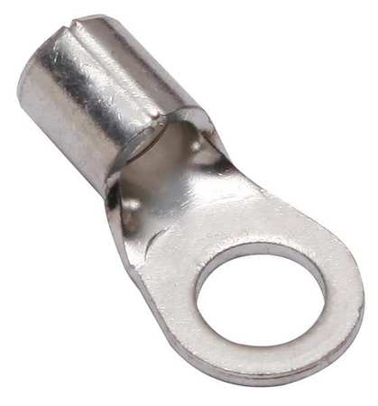 BURNDY One Hole Lug Compress Conct, 8 AWG, PK10 YAD8CM6E14