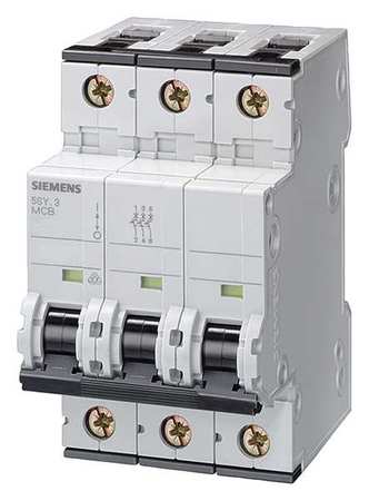 SIEMENS Circuit Breaker, 5SY6 Series 32A, 3 Pole, 400V AC, B Curve 5SY63326