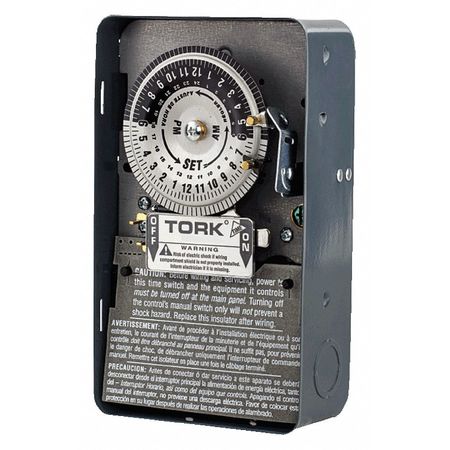 TORK Electromechanical Timer, 120V, SPST-NO 1101B