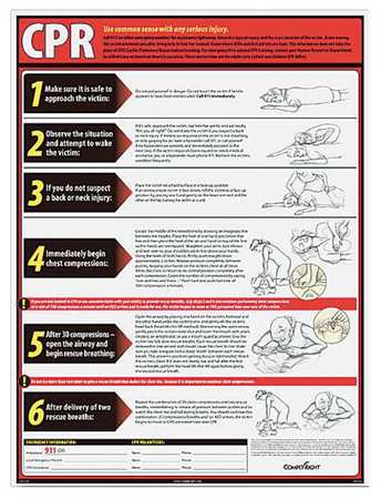 COMPLYRIGHT CPR Poster, English WR0245