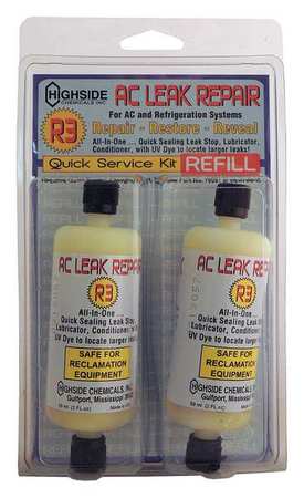 HIGHSIDE CHEMICALS AC Leak Repair Kit Refill, PK2 HS60022