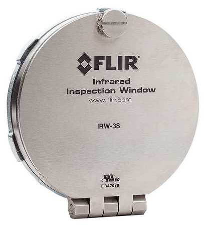 Flir Infrared Window, 3739 sq. mm, IP67, SS IRW-3S