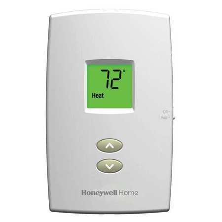 Honeywell Home Low Voltage Thermostat, 1 H Hardwired/Battery, 20/30VAC TH1100DV1000