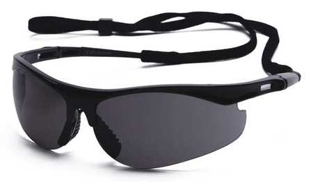 CONDOR Safety Glasses, Gray Anti-Fog ; Anti-Static ; Anti-Scratch 30ZC61