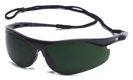 Condor Safety Glasses, Green Anti-Scratch 30ZC69