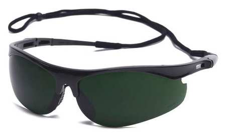 CONDOR Safety Glasses, Green Anti-Scratch 30ZC69