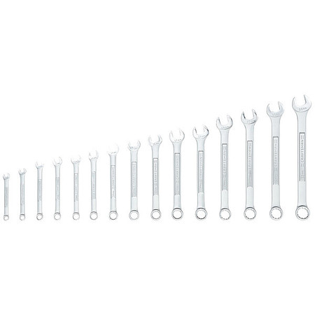 CRAFTSMAN Combination Wrench Set, Metric, 15 Tools CMMT12066