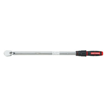Craftsman Micrometer Torque Wrench, 1/2" Drive CMMT99434