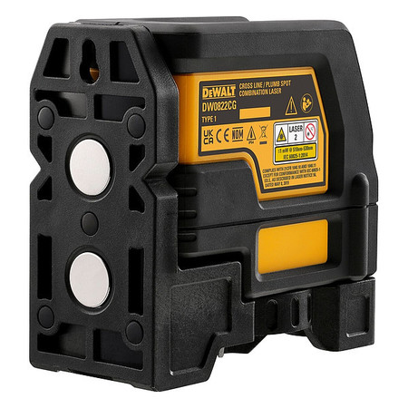 DEWALT ALKALINE CROSS SPOT COMBO LINE LASER DW0822CG