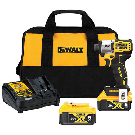 DEWALT Cordless Impact Driver Kit, 1/4" Drive DCF845P2