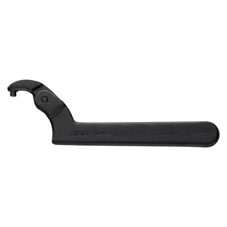 PROTO Spanner Wrench, Steel, 2 in Cap. JC492B