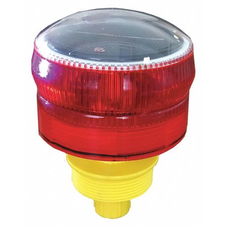 PLASTICADE Solar Airport Light, 360 deg., Red 562