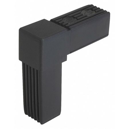 Kipp Connector for 25 mm (1") Square Tube, Right Angle, A=25, L=73, 5±0, 7, PA Plastic, Steel Core K0616.1251512