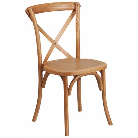 Flash Furniture Chair, 23-1/4"L35"H, HerculesSeries XU-X-OAK-GG