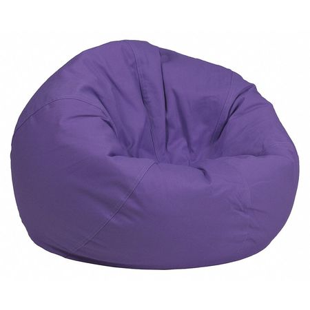 Flash Furniture Bean Bag Chair, 30"L18"H DG-BEAN-SMALL-SOLID-PUR-GG