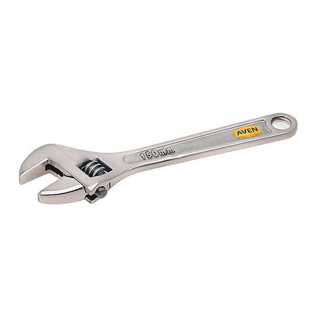 AVEN Adjustable Wrench, Stainless Steel, 6" ST8115-1004