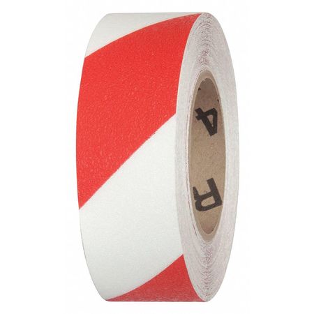 JESSUP FLEX TRACK Tape, White/Red, 2"x54 ft., PK6 4215-0151