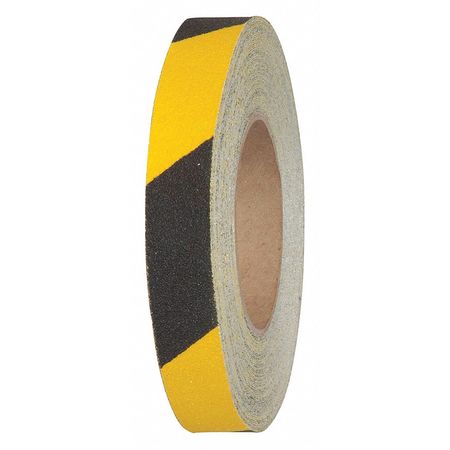 JESSUP SAFETY TRACK Tape, Black/Yellow, 1"x60 ft., PK12 3760-1