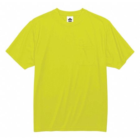 GLOWEAR BY ERGODYNE High Visibility T-Shirt, 3XL, Lime 8089