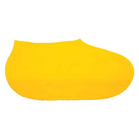 TINGLEY Boot Savers Disposable Shoe Cover, Natural Rubber Latex, Unisex, Size 14, Yellow, 100 Pack 6333