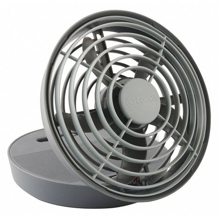 Treva/O2Cool Battery or USB Operated 5" Fan, Grey FD05033 GRY