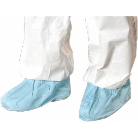 ULTRAGRIP Critical Cover® UltraGrip™ Shoe Covers, Anti-skid Sole, M, Blue, PK200 SH-M1315-BH