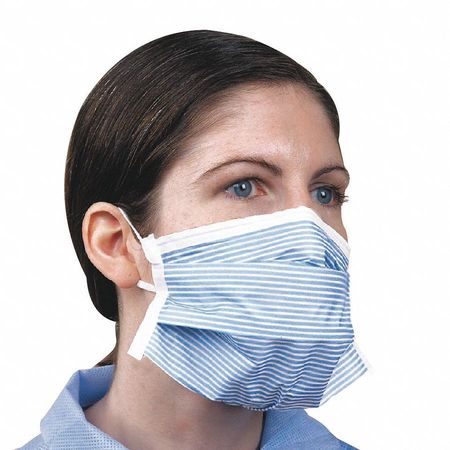 Pfl Disposable Procedural Face Mask, Universal, Blue, 300PK 615 BS