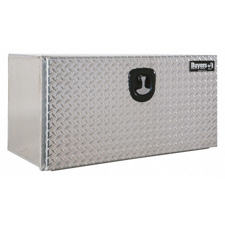 Buyers Products 18x18x48 Pro Series Smooth Aluminum Underbody Truck Box with Diamond Tread Door 1706510