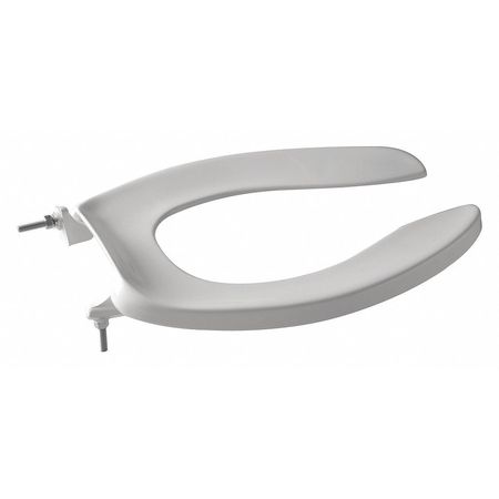 ZURN Toilet Seat, Heavy Duty, Without Cover, Elongated, Standard White Z5955SS-EL-STS