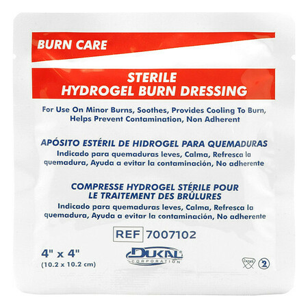 BURNAID Burn Dressing, Sterile, White 3060