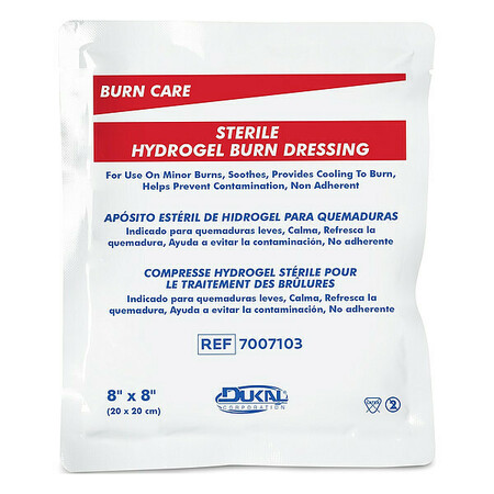 DUKAL Burn Dressing, Sterile, White 3061