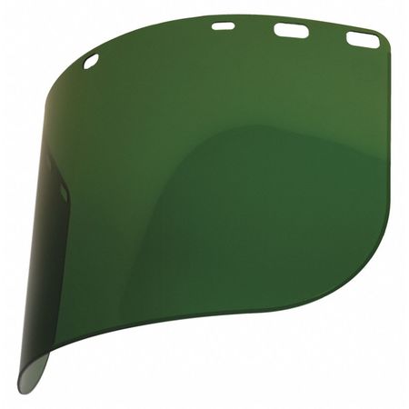 PAULSON Faceshield, Dark Green, Propionate, 15" IM9-P6FD