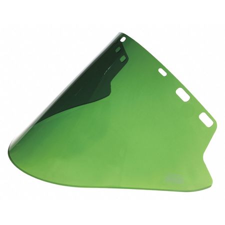 PAULSON Faceshield, Hi Temp, Med Green, Poly, 20" IM20-L6FM